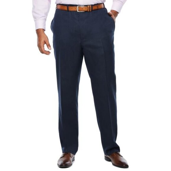 Collection by Michael Strahan Pattern Classic Fit Suit Pants - Big and Tall Navy - Picture 1 of 2